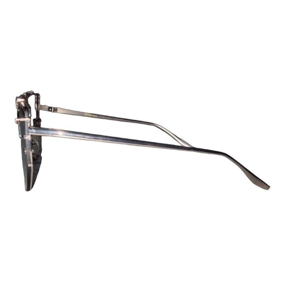 Retro Gold Oversized Aviator Sunglasses With Black & Gold Lenses - Picture 2 of 4